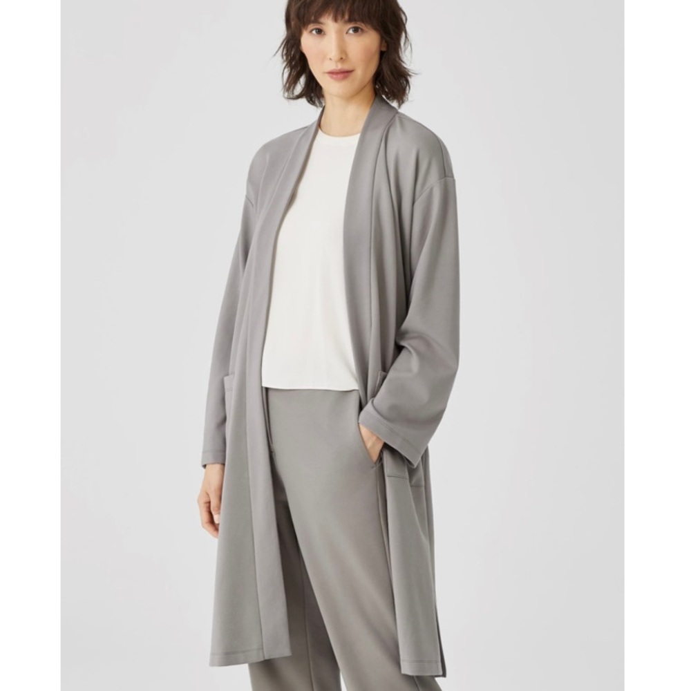 EILEEN FISHER FLEX PONTE BELTED JACKET